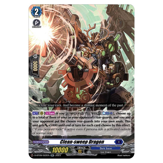 Cardfight!! Vanguard - Dragontree Invasion - Clean-sweep Dragon (RR) D-BT09/022