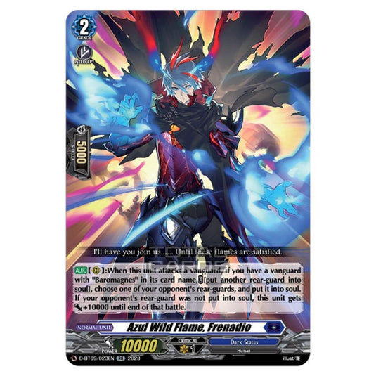 Cardfight!! Vanguard - Dragontree Invasion - Azul Wild Flame, Frenadio (RR) D-BT09/023