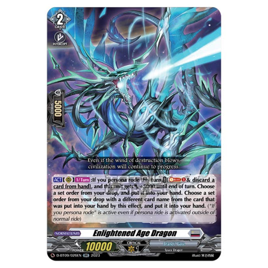 Cardfight!! Vanguard - Dragontree Invasion - Enlightened Age Dragon (RR) D-BT09/026