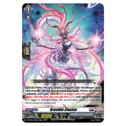 Cardfight!! Vanguard - Dragontree Invasion - Gravidia Claxton (RR) D-BT09/028