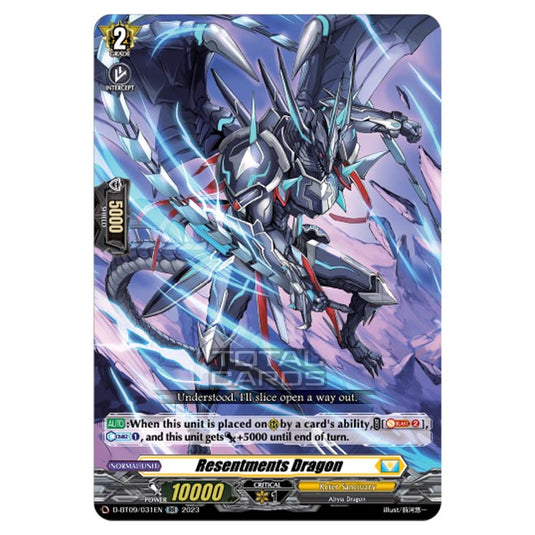 Cardfight!! Vanguard - Dragontree Invasion - Resentments Dragon (RR) D-BT09/031