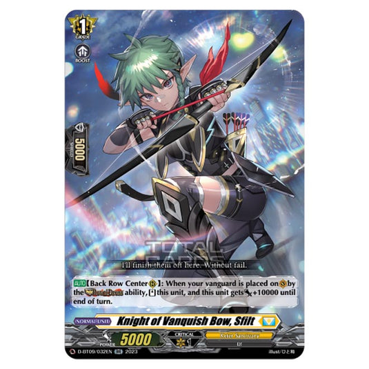 Cardfight!! Vanguard - Dragontree Invasion - Knight of Vanquish Bow, Sfilt (RR) D-BT09/032