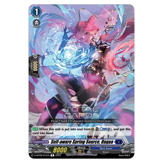 Cardfight!! Vanguard - Dragontree Invasion - Self-aware Spring Source, Uaqua (R) D-BT09/041