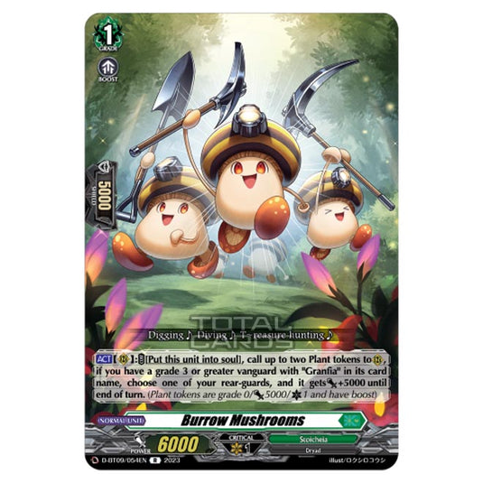 Cardfight!! Vanguard - Dragontree Invasion - Burrow Mushrooms (R) D-BT09/054