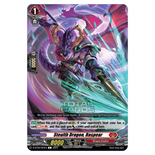 Cardfight!! Vanguard - Dragontree Invasion - Stealth Dragon, Raspear (C) D-BT09/063