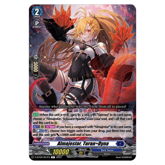 Cardfight!! Vanguard - Dragontree Invasion - Almajestar, Turan=Dyna (C) D-BT09/067