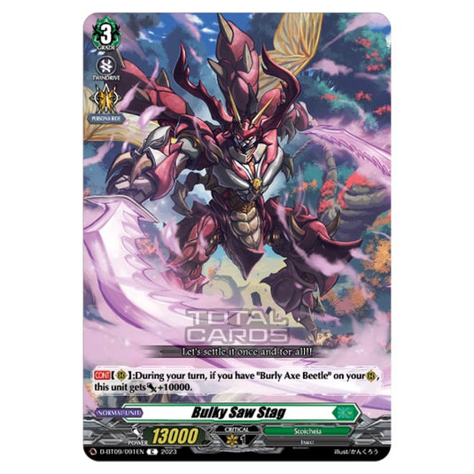 Cardfight!! Vanguard - Dragontree Invasion - Bulky Saw Stag (C) D-BT09/091