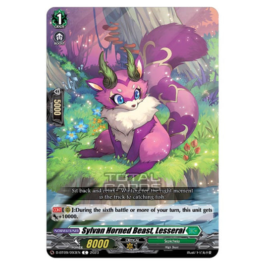 Cardfight!! Vanguard - Dragontree Invasion - Sylvan Horned Beast, Lesserai (C) D-BT09/093