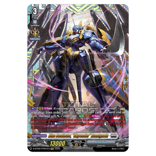 Cardfight!! Vanguard - Dragontree Invasion - Blue Deathster, "Skyrender" Avantgarda (FFR) D-BT09/FFR07