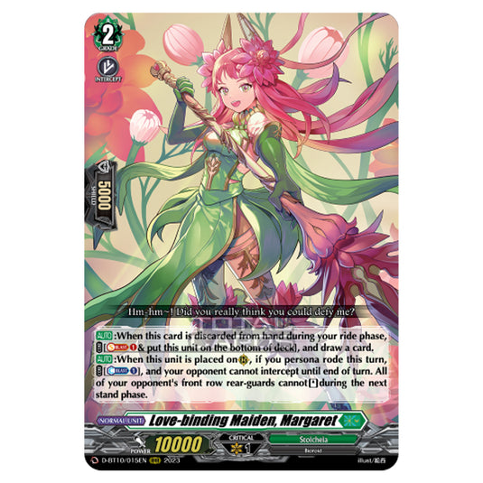 Cardfight!! Vanguard - Dragon Masquerade - Love-binding Maiden, Margaret (RRR) D-BT10/015