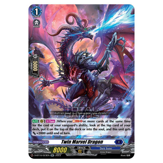 Cardfight!! Vanguard - Dragon Masquerade - Twin Marvel Dragon (RR) D-BT10/023