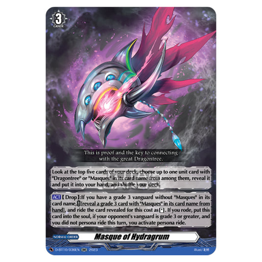 Cardfight!! Vanguard - Dragon Masquerade - Masque of Hydragrum (RR) D-BT10/036