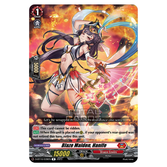 Cardfight!! Vanguard - Dragon Masquerade - Blaze Maiden, Hanife (R) D-BT10/039