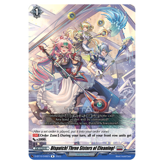 Cardfight!! Vanguard - Dragon Masquerade - Dispatch! Three Sisters of Cleaning! (R) D-BT10/048