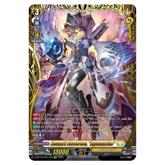 Cardfight!! Vanguard - Dragon Masquerade - Hexaorb Sorceress, "Aquamarine" (FFR) D-BT10/FFR11