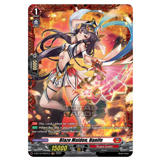 Cardfight!! Vanguard - Dragon Masquerade - Blaze Maiden, Hanife (FR) D-BT10/FR07