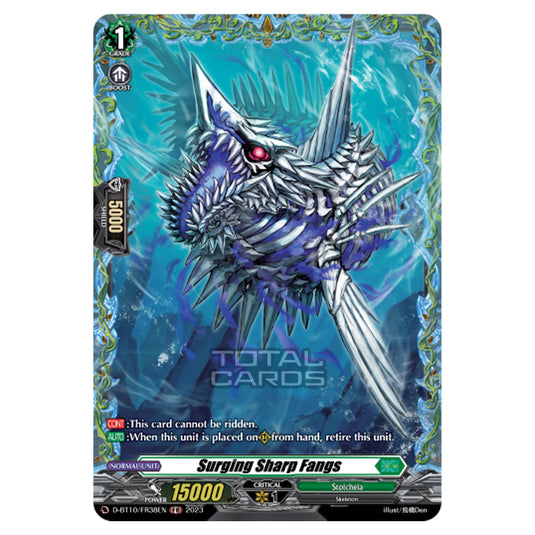 Cardfight!! Vanguard - Dragon Masquerade - Surging Sharp Fangs (FR) D-BT10/FR38