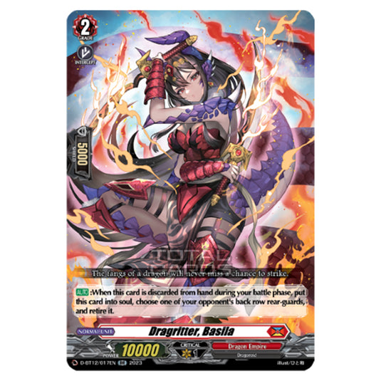 Cardfight!! Vanguard - Evenfall Onslaught - Dragritter, Basila (RR) D-BT12-017EN