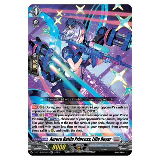 Cardfight!! Vanguard - Evenfall Onslaught - Aurora Battle Princess, Lifle Royar (RR) D-BT12-026EN