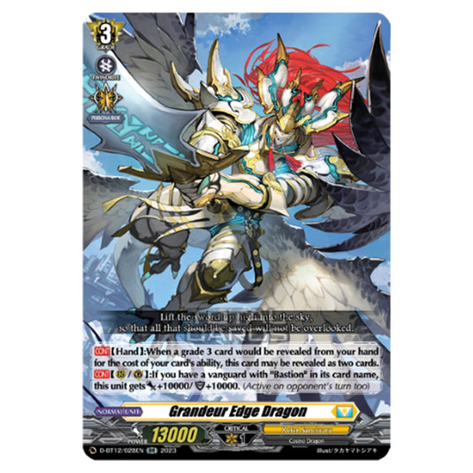 Cardfight!! Vanguard - Evenfall Onslaught - Grandeur Edge Dragon (RR) D-BT12-028EN