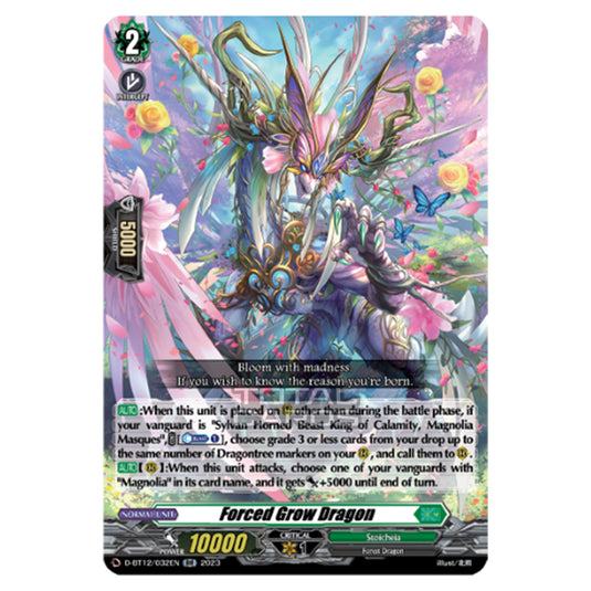 Cardfight!! Vanguard - Evenfall Onslaught - Forced Grow Dragon (RR) D-BT12-032EN