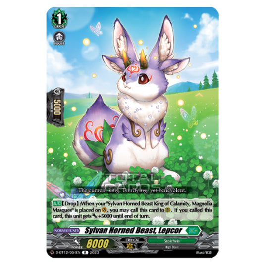 Cardfight!! Vanguard - Evenfall Onslaught - Sylvan Horned Beast, Lepcor (R) D-BT12-054EN