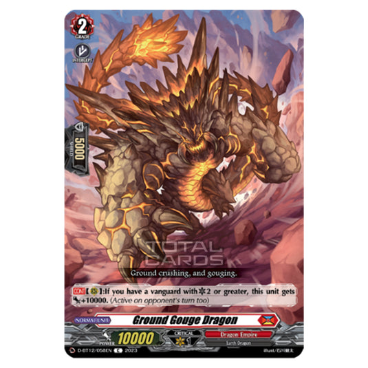 Cardfight!! Vanguard - Evenfall Onslaught - Ground Gouge Dragon (C) D-BT12-058EN