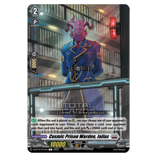 Cardfight!! Vanguard - Evenfall Onslaught - Cosmic Prison Warden, Jailas (C) D-BT12-074EN