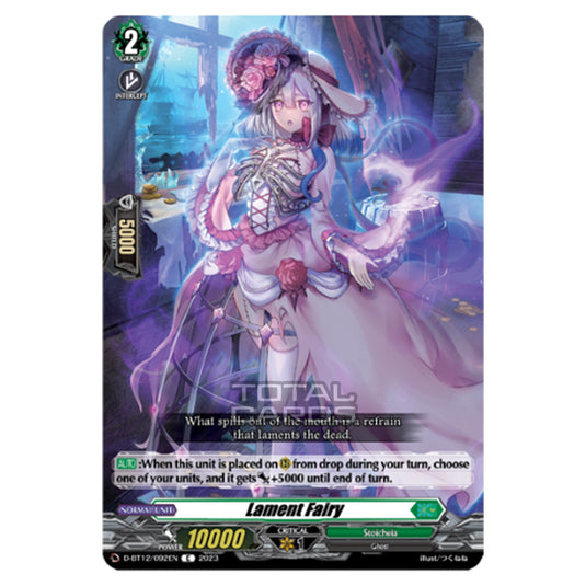 Cardfight!! Vanguard - Evenfall Onslaught - Lament Fairy (C) D-BT12-092EN