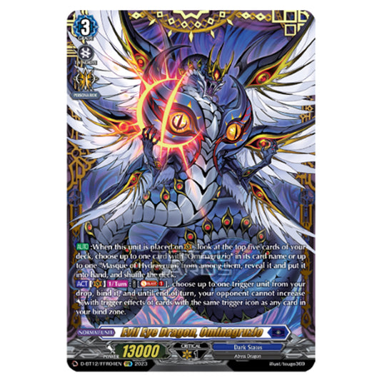 Cardfight!! Vanguard - Evenfall Onslaught - Evil Eye Dragon, Ominagruzio (FFR) D-BT12-FFR04EN