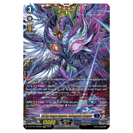 Cardfight!! Vanguard - Evenfall Onslaught - Evil Eye Dragon Emperor, Ominagruzio Masques (FFR) D-BT12-FFR05EN