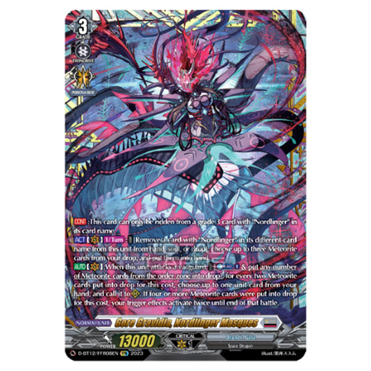 Cardfight!! Vanguard - Evenfall Onslaught - Gore Gravidia, Nordlinger Masques (FFR) D-BT12-FFR08EN