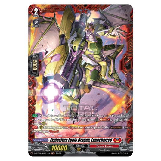 Cardfight!! Vanguard - Evenfall Onslaught - Explosives Equip Dragon, Launcharred (FR) D-BT12-FR01EN