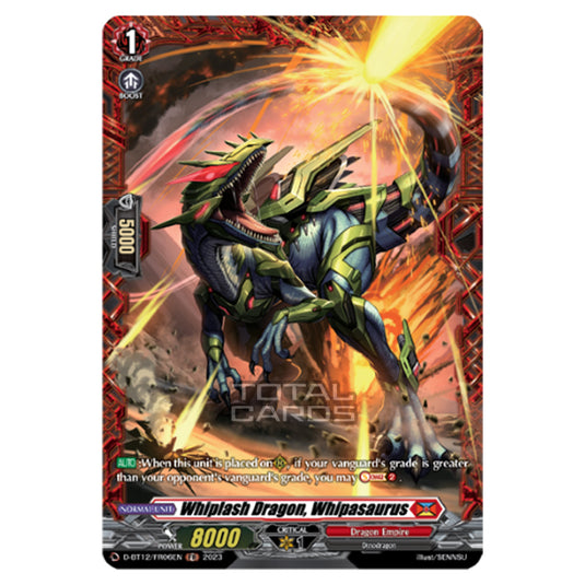 Cardfight!! Vanguard - Evenfall Onslaught - Whiplash Dragon, Whipasaurus (FR) D-BT12-FR06EN