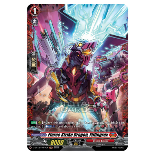 Cardfight!! Vanguard - Evenfall Onslaught - Fierce Strike Dragon, Fillingrex (FR) D-BT12-FR07EN