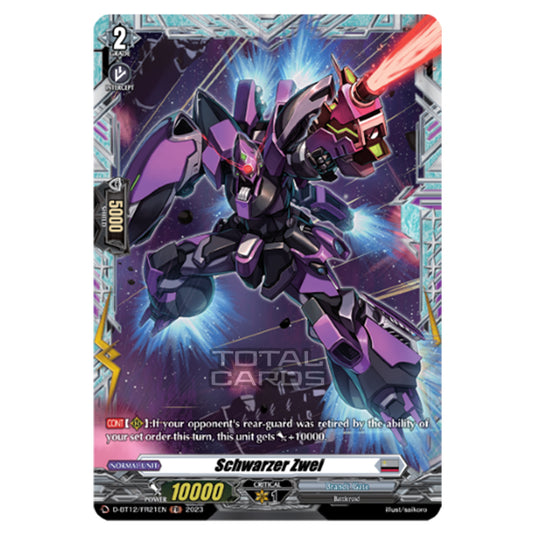 Cardfight!! Vanguard - Evenfall Onslaught - Schwarzer Zwei (FR) D-BT12-FR21EN