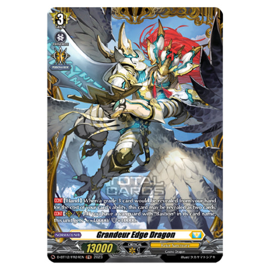 Cardfight!! Vanguard - Evenfall Onslaught - Grandeur Edge Dragon (FR) D-BT12-FR24EN