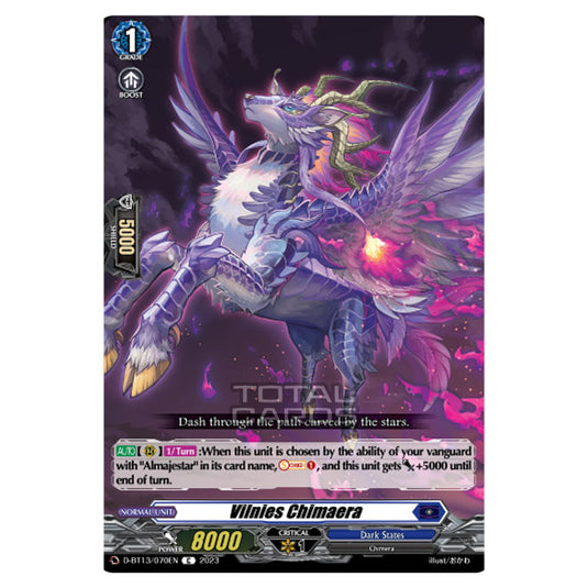 Cardfight!! Vanguard - D-BT13 - Flight of Chakrabarthi - Vilnies Chimaera (C) D-BT13/070EN