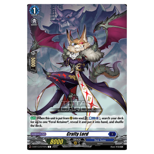 Cardfight!! Vanguard - D-BT13 - Flight of Chakrabarthi - Crafty Lord (C) D-BT13/071EN