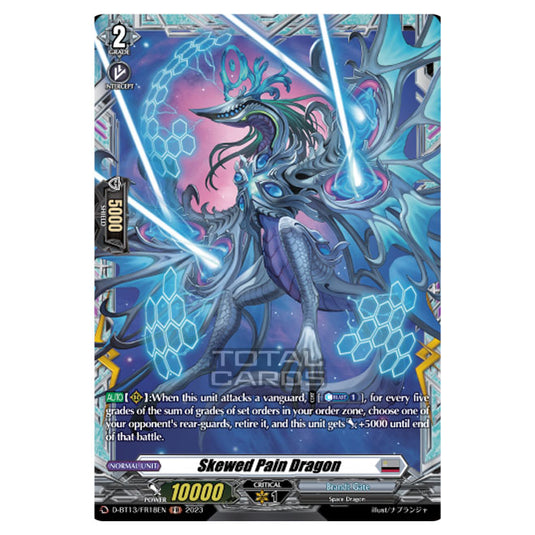 Cardfight!! Vanguard - D-BT13 - Flight of Chakrabarthi - Skewed Pain Dragon (FR) D-BT13/FR18EN