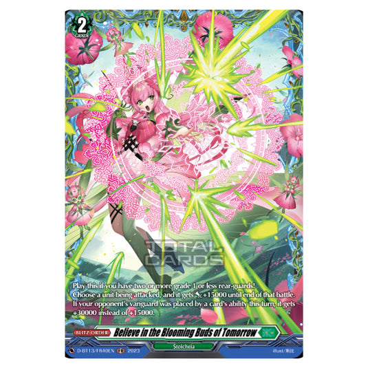 Cardfight!! Vanguard - D-BT13 - Flight of Chakrabarthi - Believe in the Blooming Buds of Tomorrow (FR) D-BT13/FR40EN