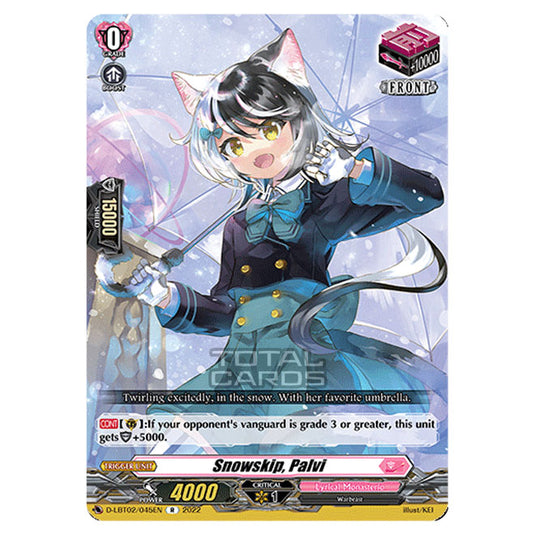 Cardfight!! Vanguard - Lyrical Monasterio ~It's A New School Term!~ - Snowskip, Palvi (R) D-LBT02/045