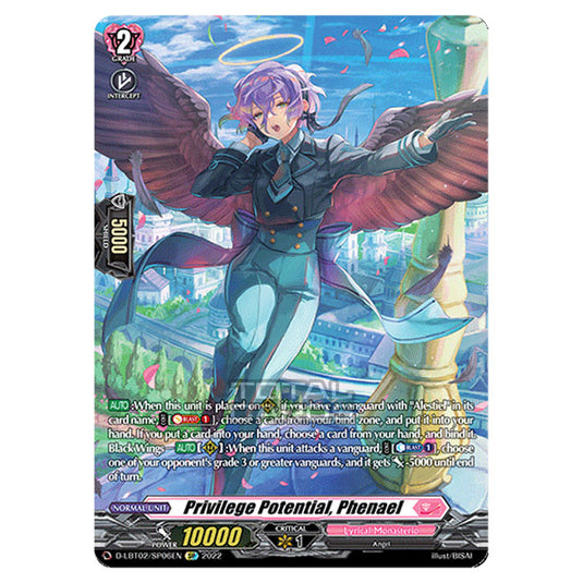 Cardfight!! Vanguard - Lyrical Monasterio ~It's A New School Term!~ - Privilege Potential, Phenael (SP) D-LBT02/SP006