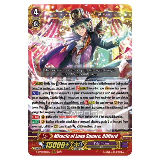 Cardfight!! Vanguard - P & V Special Series - History Collection - Miracle of Luna Square, Clifford (RRR) D-PV01/018EN