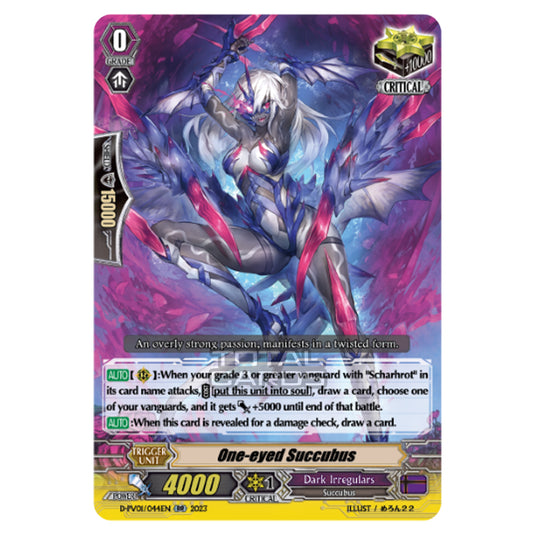 Cardfight!! Vanguard - P & V Special Series - History Collection - One-eyed Succubus (RR) D-PV01/044EN