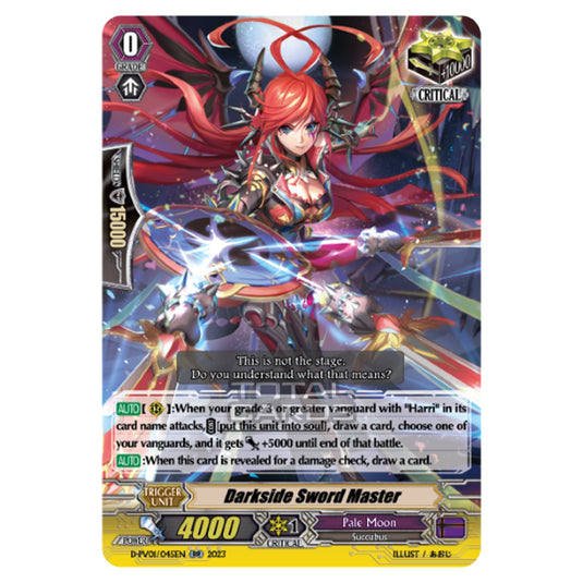 Cardfight!! Vanguard - P & V Special Series - History Collection - Darkside Sword Master (RR) D-PV01/045EN