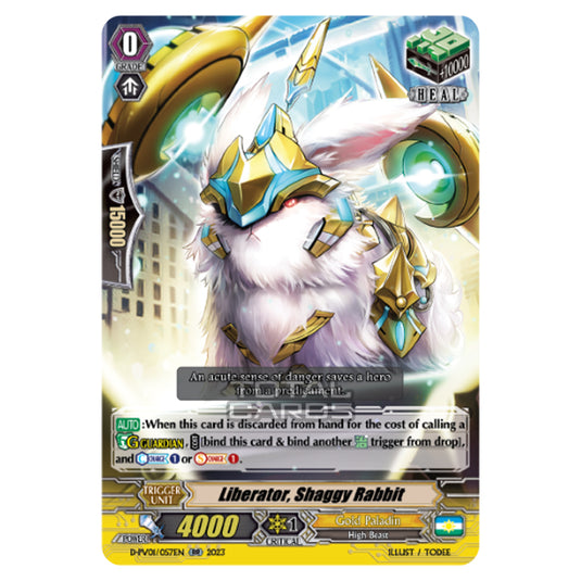 Cardfight!! Vanguard - P & V Special Series - History Collection - Liberator, Shaggy Rabbit (RR) D-PV01/057EN