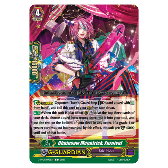 Cardfight!! Vanguard - P & V Special Series - History Collection - Chainsaw Megatrick, Furnival (C) D-PV01/093EN