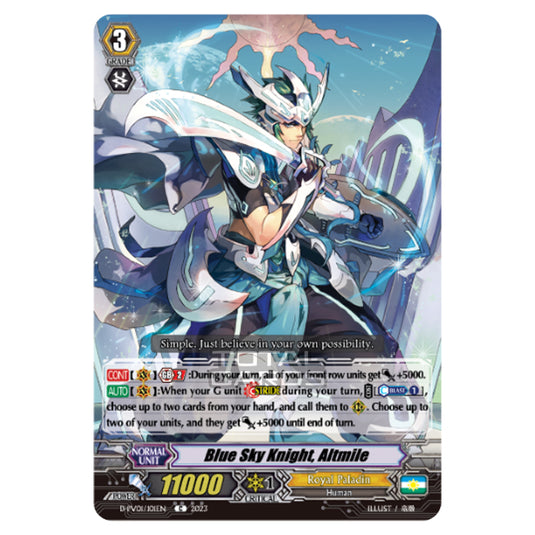 Cardfight!! Vanguard - P & V Special Series - History Collection - Blue Sky Knight, Altmile (C) D-PV01/101EN