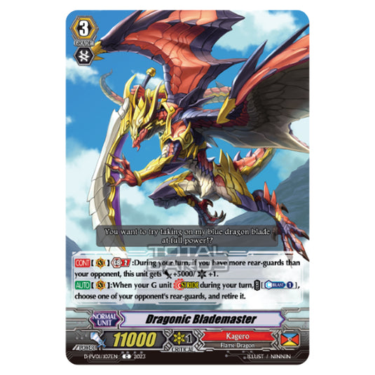 Cardfight!! Vanguard - P & V Special Series - History Collection - Dragonic Blademaster (C) D-PV01/107EN